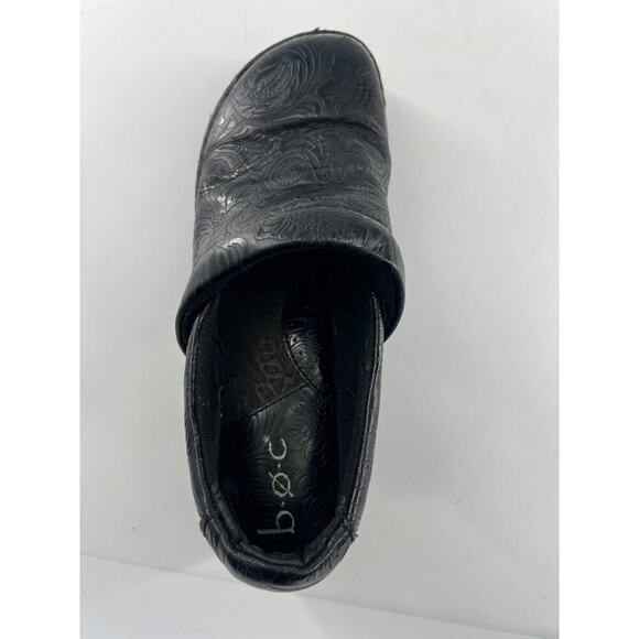 B.O.C. Born Concept Left Shoe Womens Size 8.5 Black Leather Slip On Clog Amputee - Picture 3 of 6